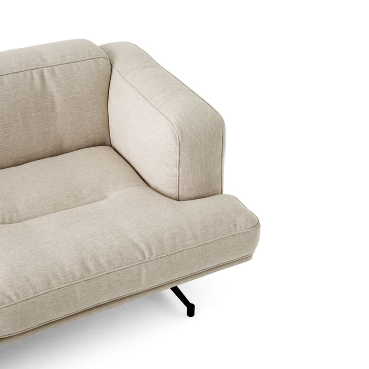 Sofá Inland AV22 2 plazas, Clay 0011-warm black &Tradition