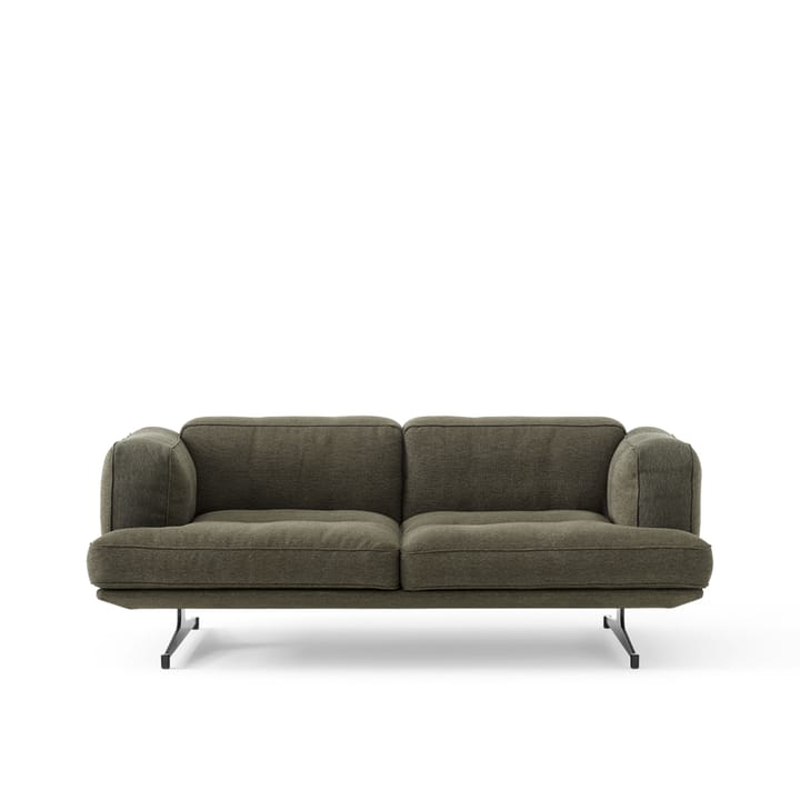 Sofá Inland AV22 2 plazas, Clay 0014-warm black &Tradition