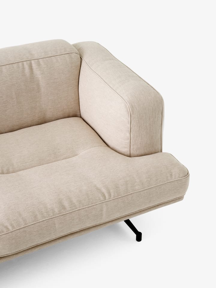Sofá Inland AV23 3 plazas, Clay 0011-warm black &Tradition