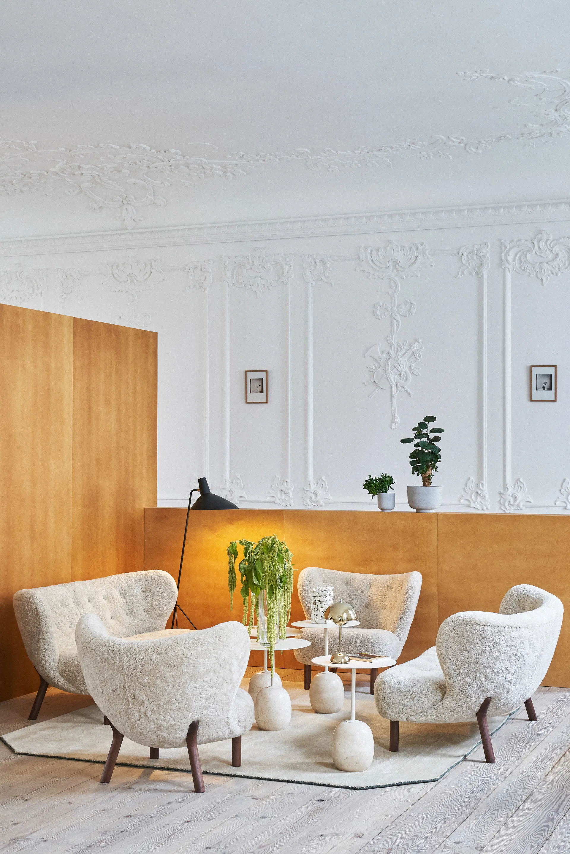 Sofá Little Petra VB2, Nogal tratado con aceite-Moonlight &Tradition