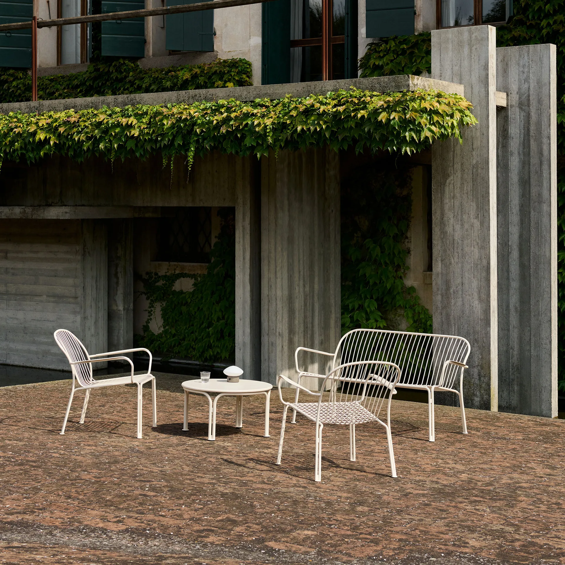 Sofá lounge Thorvald SC110, Ivory, 143 cm &Tradition