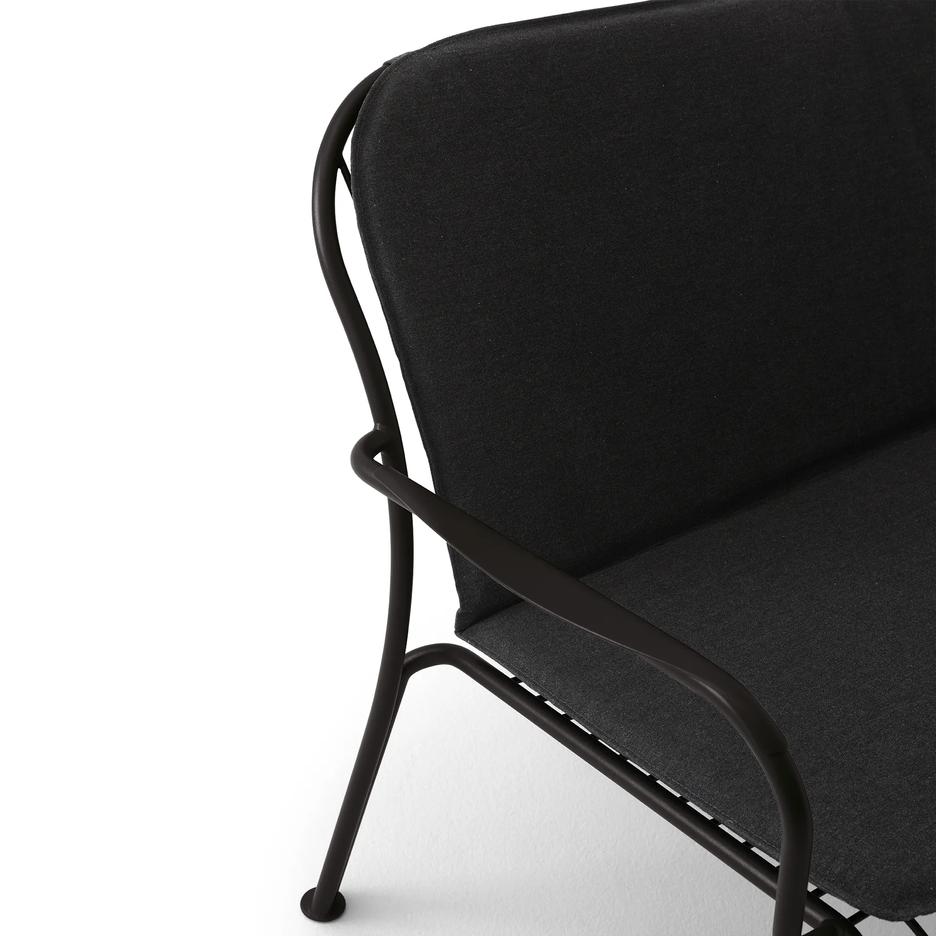 Sofá lounge Thorvald SC110, Warm black, 143 cm &Tradition