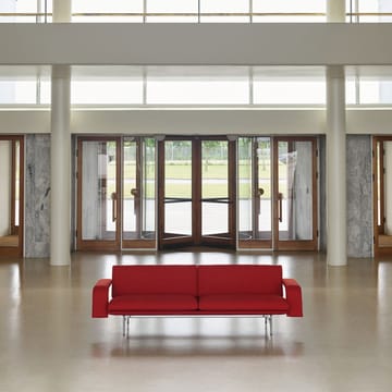Sofá Meantime AV31 de 3 plazas - Pol. aluminium-Fiord 0571 - &Tradition