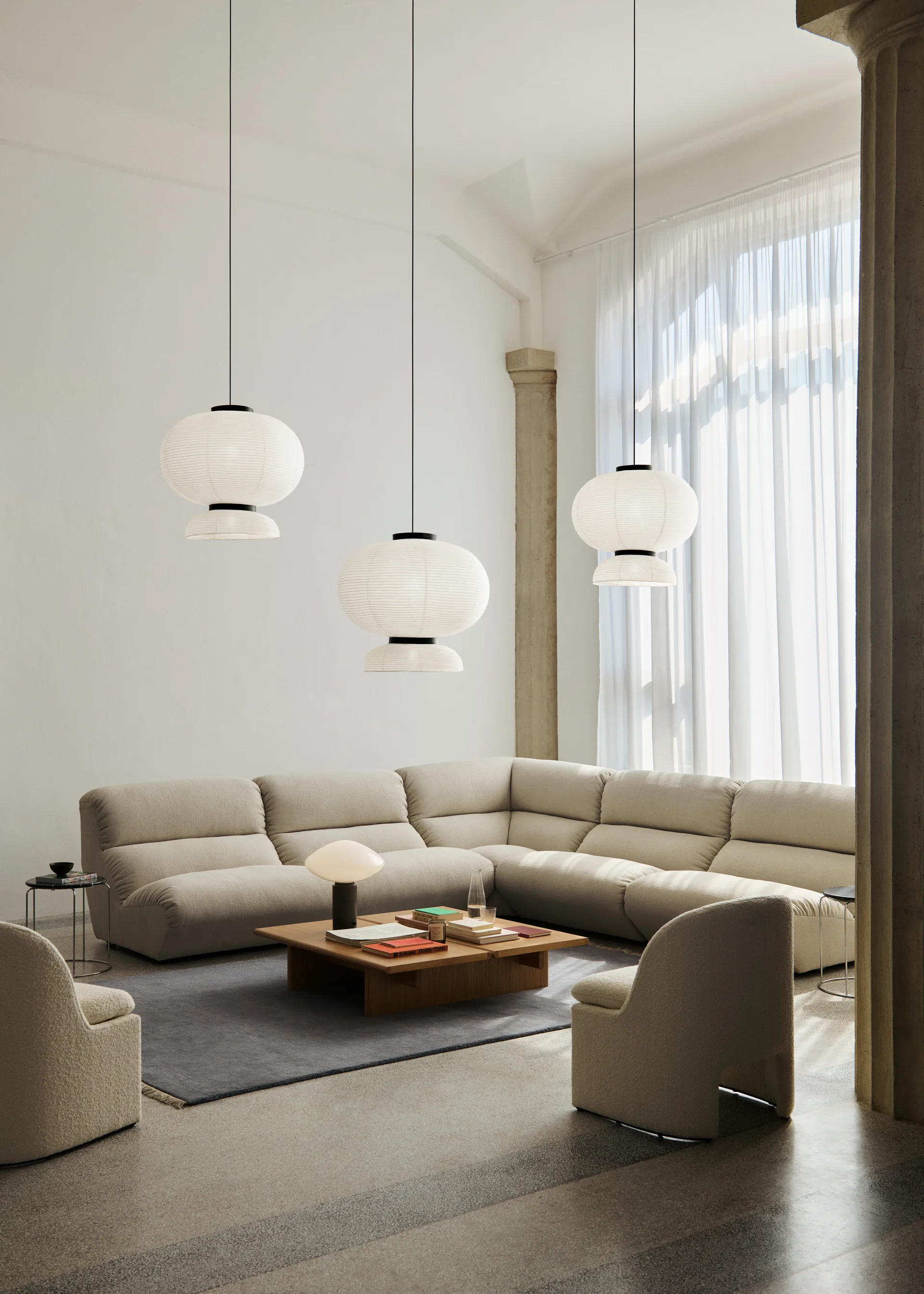 Sofá modular Hi Lo AV55 módulo de esquina, Cifrado 0121 &Tradition