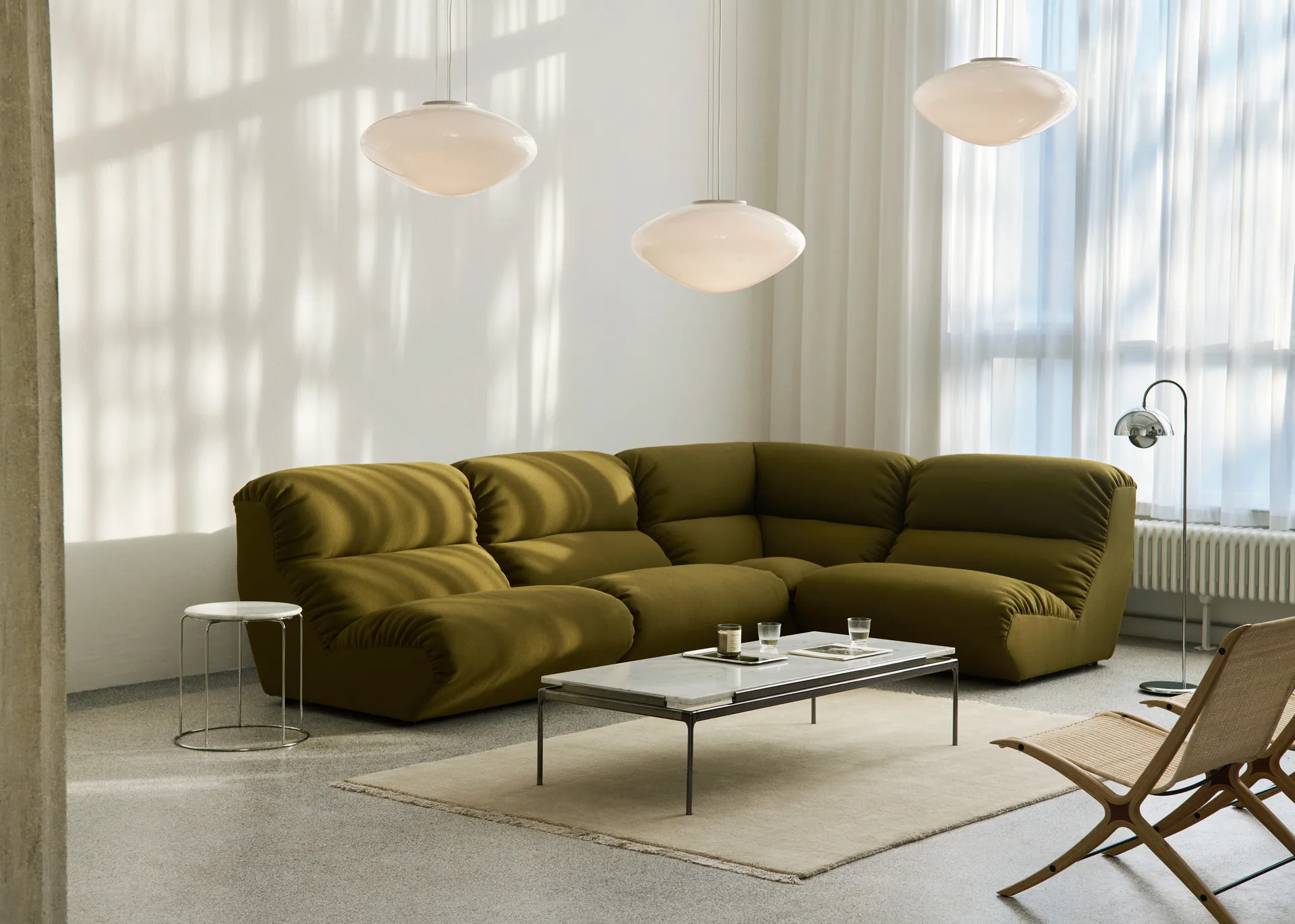 Sofá modular Hi Lo configuración E Mylla 0971 &Tradition