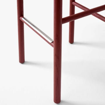 Taburete bar Betty TK8 - Oak, asiento de banda de lino trenzada - &Tradition