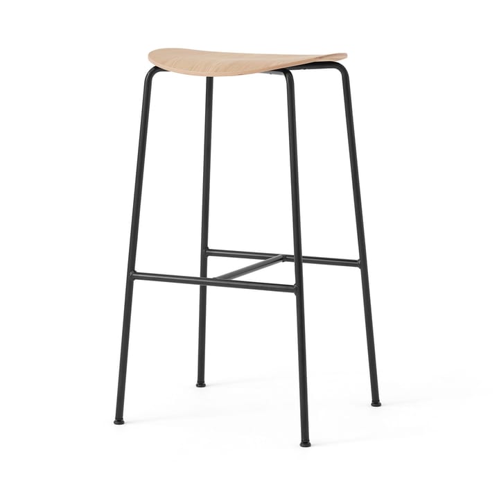Taburete bar Pavilion AV38 79 cm - Black-lacquered oak - &Tradition