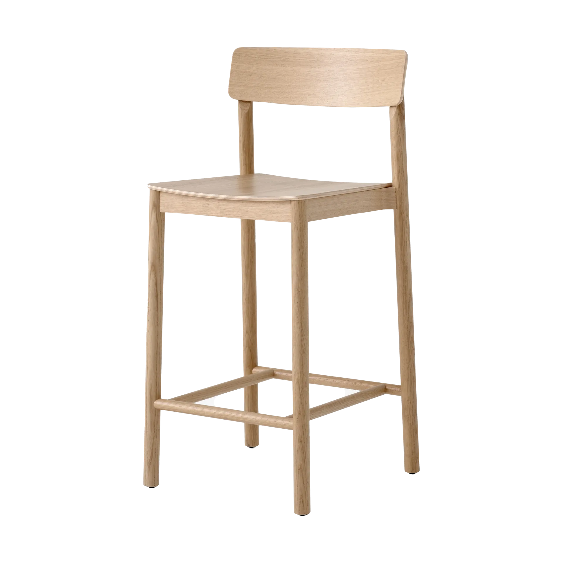 Taburete Betty TK13 Counter Chair 65 cm, Roble lacado &Tradition