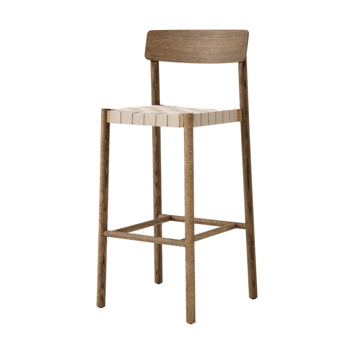 Taburete Betty TK15 Bar Chair 75 cm - Roble ahumado-lino natural - &Tradition