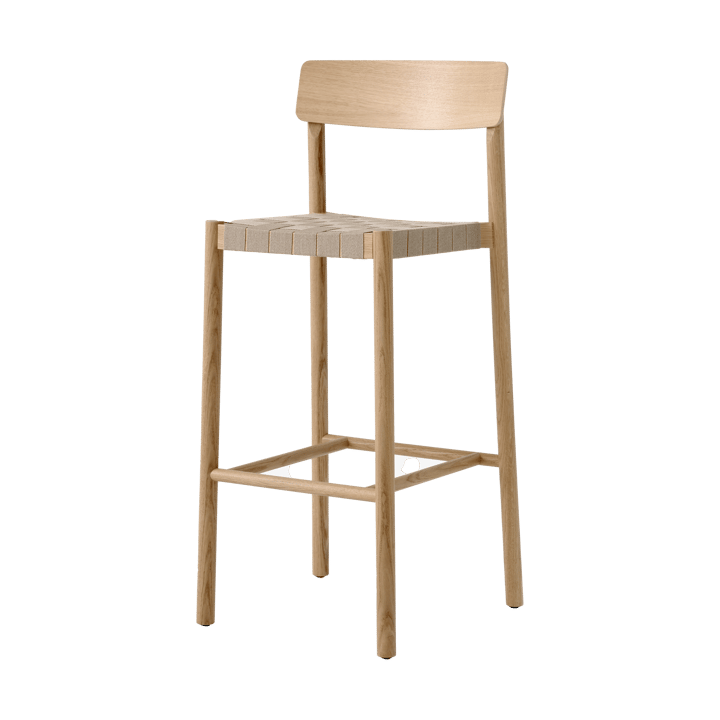 Taburete Betty TK15 Bar Chair 75 cm - Roble lacado-lino natural - &Tradition