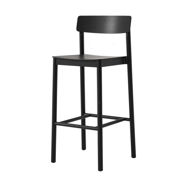 Taburete Betty TK16 Bar Chair 75 cm - Fresno lacado negro - &Tradition
