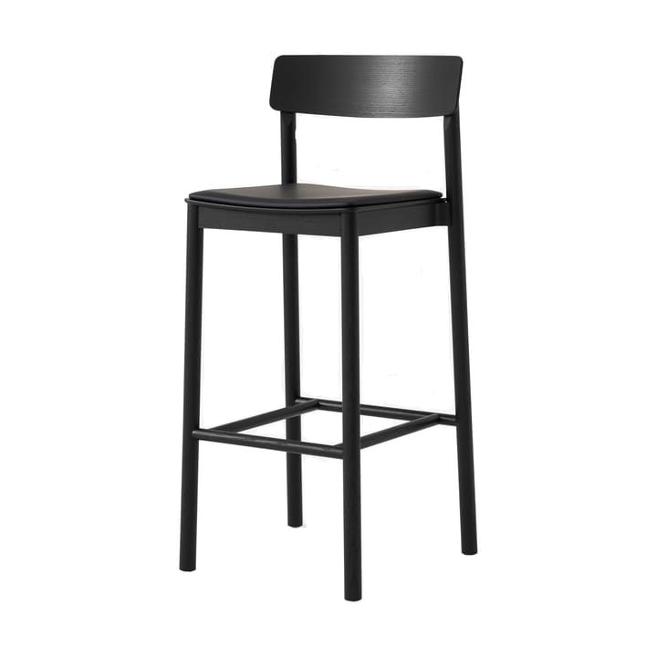 Taburete Betty TK17 Bar Chair 75 cm - Cuero negro Noble-fresno lacado negro - &Tradition