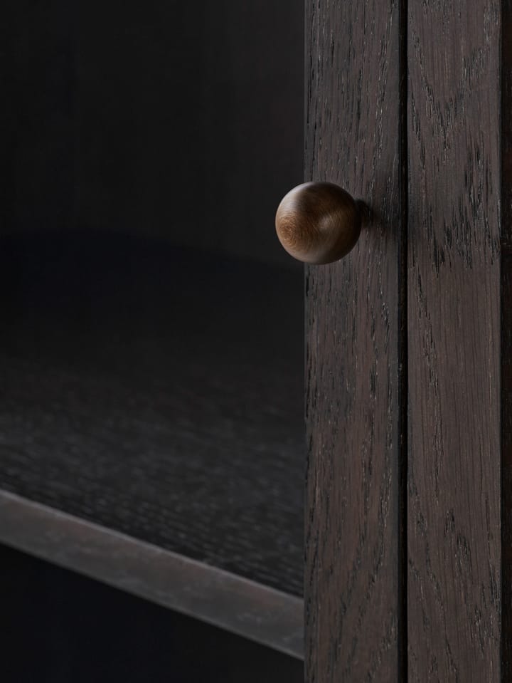 Vitrina Trace SC87 50x192x40 cm, Dark stained oak &Tradition