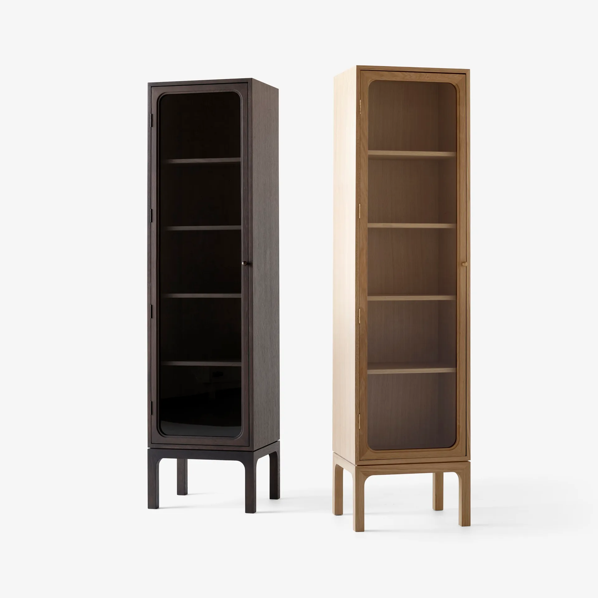 Vitrina Trace SC87 50x192x40 cm, Natural naturalal oak &Tradition