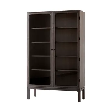 Vitrina Trace SC88 120x192x40 cm - Dark stained oak - &Tradition