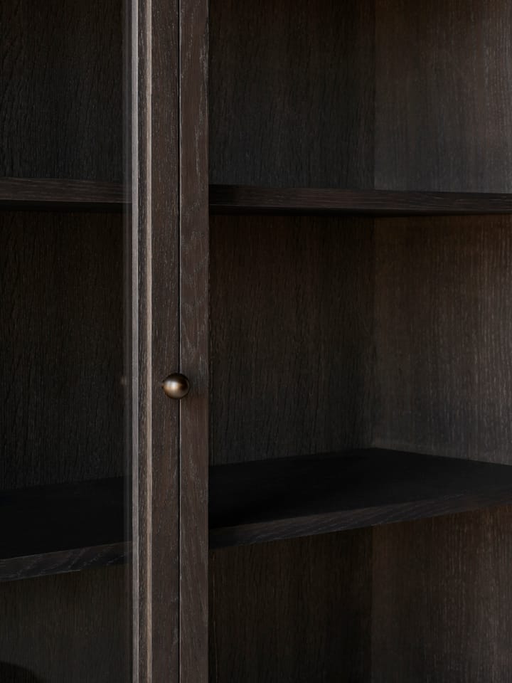 Vitrina Trace SC88 120x192x40 cm, Dark stained oak &Tradition
