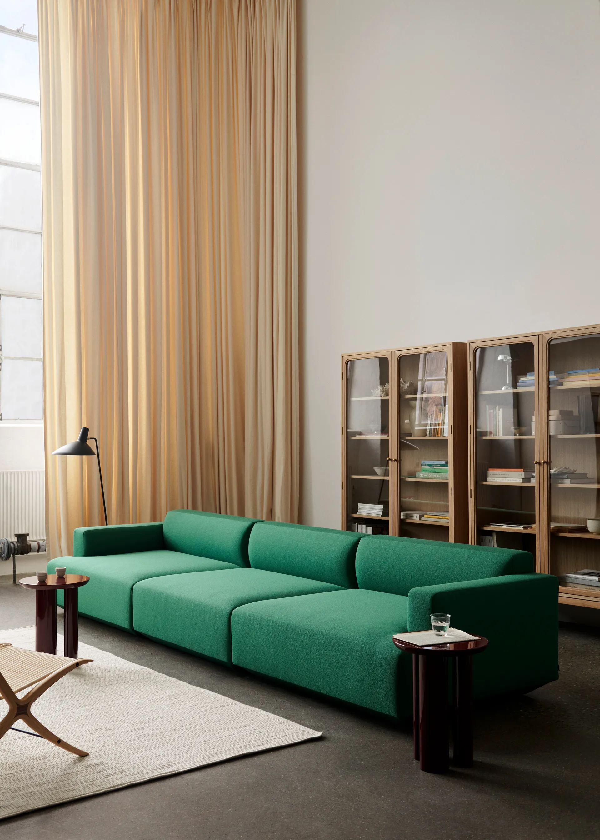 Vitrina Trace SC88 120x192x40 cm, Natural naturalal oak &Tradition