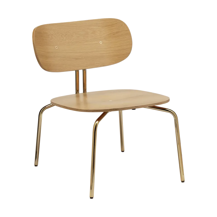 Butaca Lounge Curious - Oak-brass - Umage