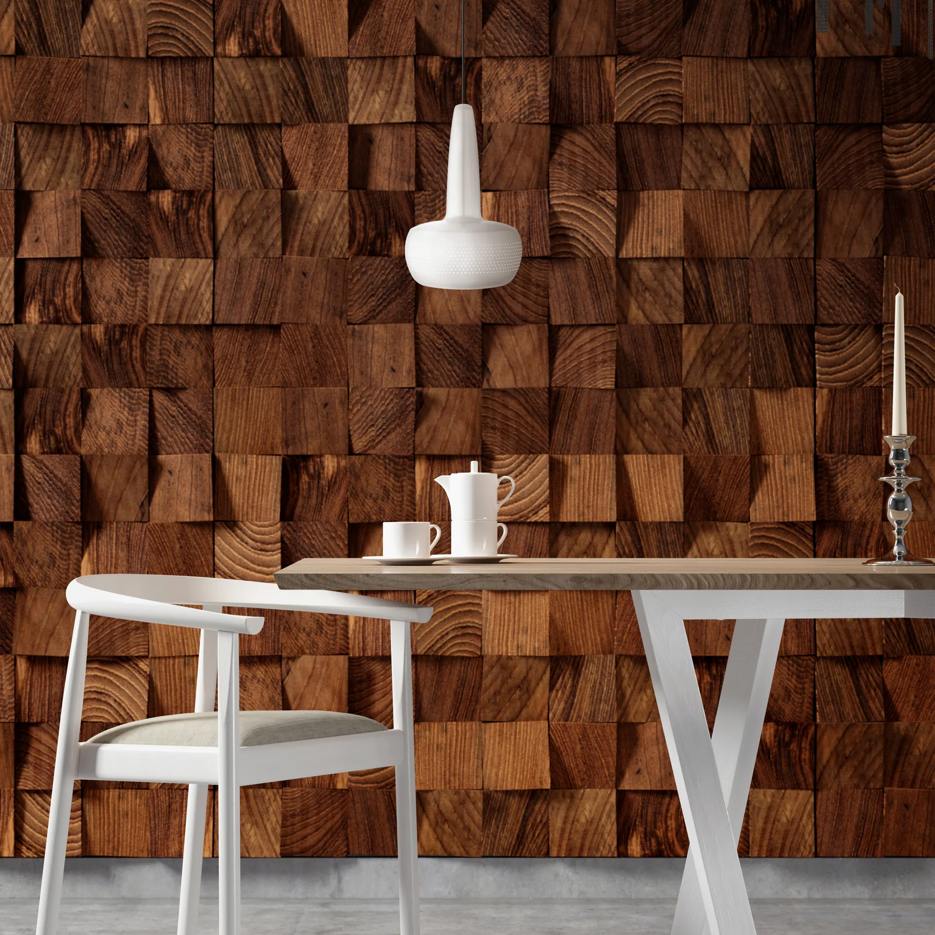 Clava Lámpara de techo Ø21,5 cm, blanco mate Umage