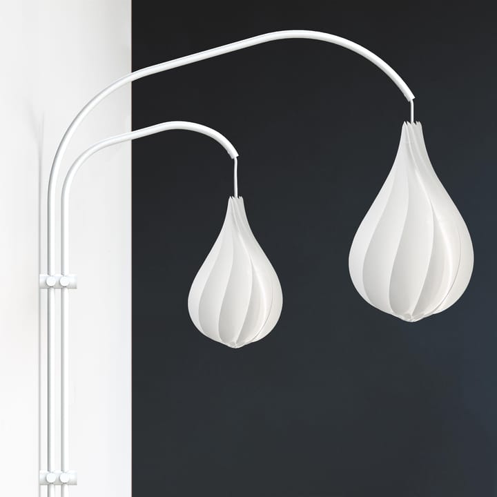 Colgador de lámpara de pared Willow doble, blanco Umage