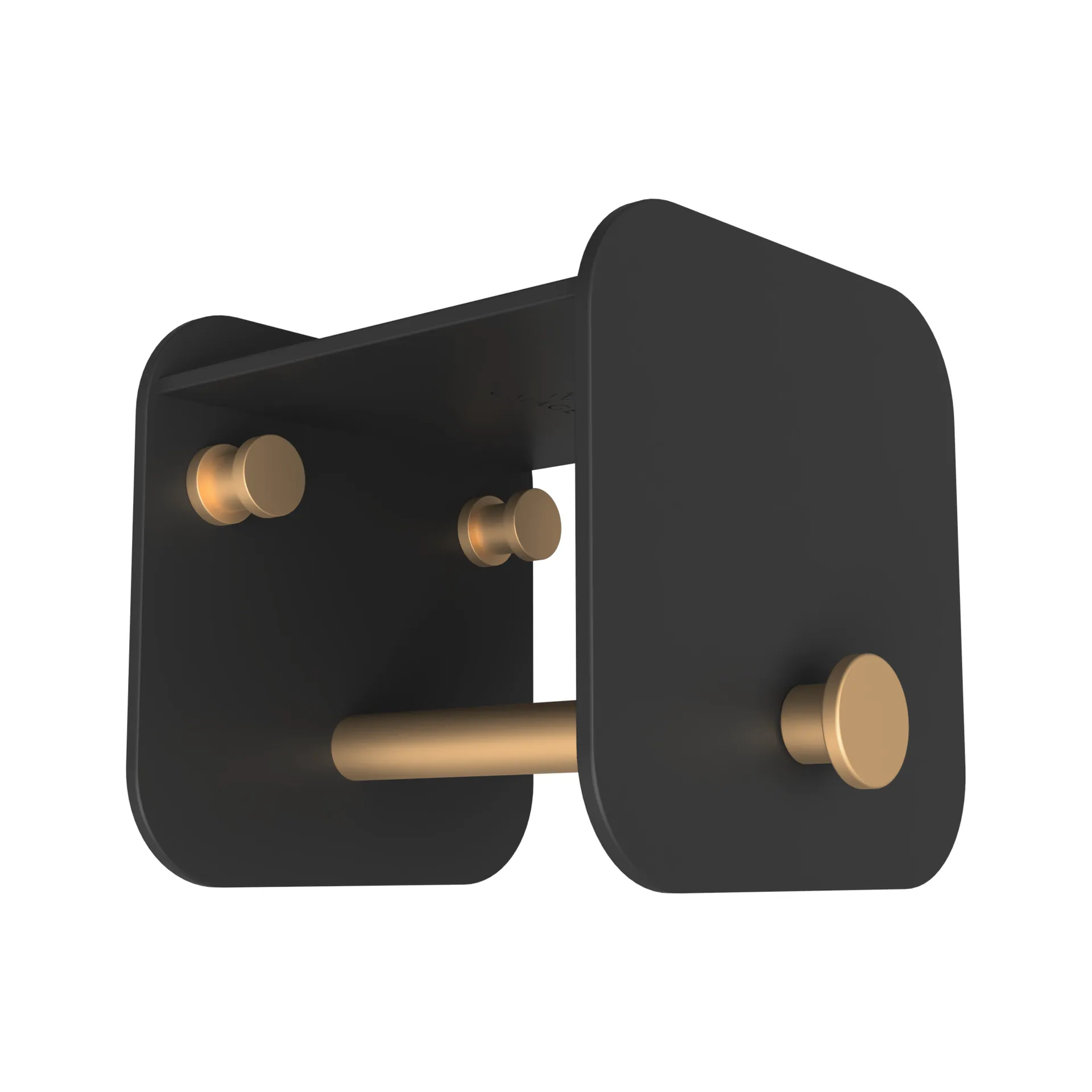 Colgador de pared Hang in There, Black-brass Umage