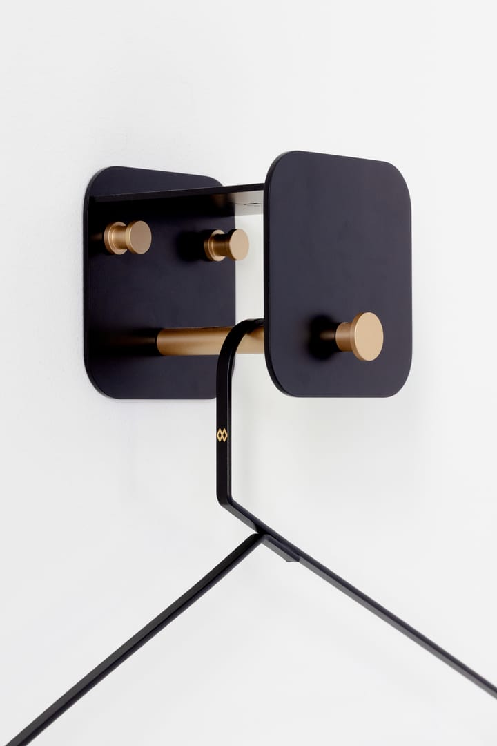 Colgador de pared Hang in There - Black-brass - Umage