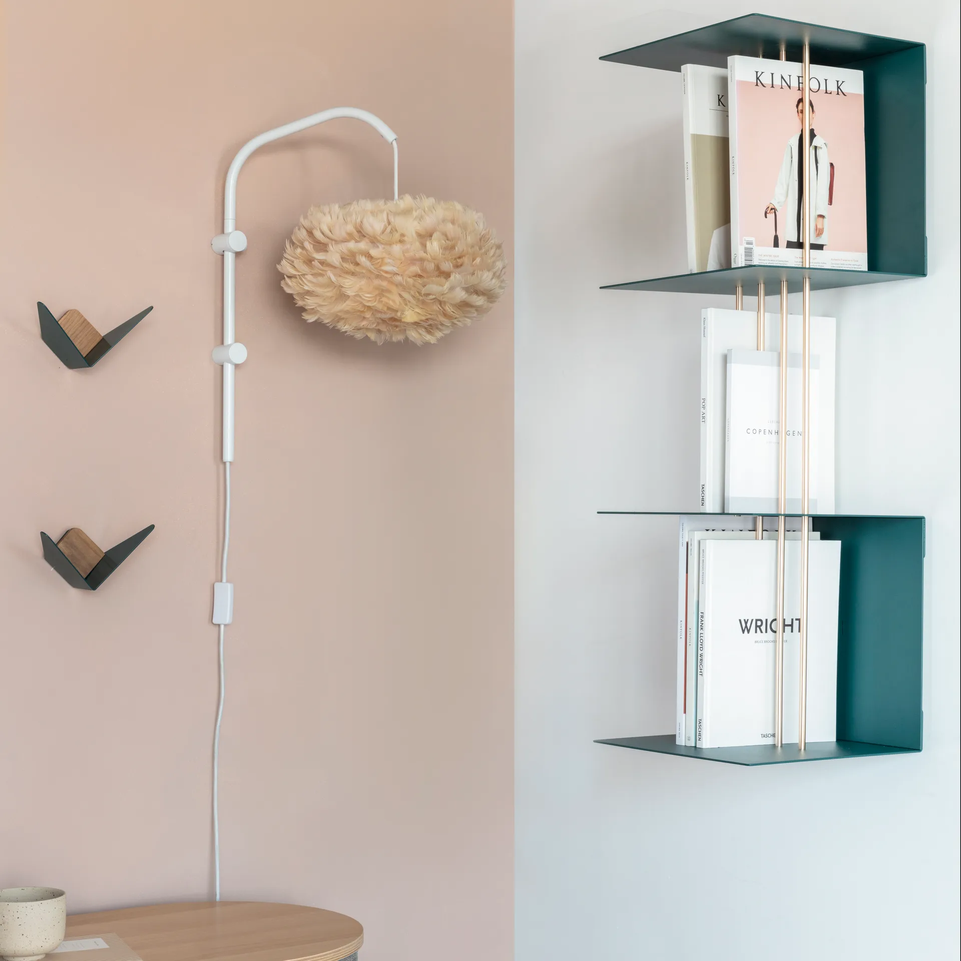 Colgador de pared Willow mini, blanco Umage