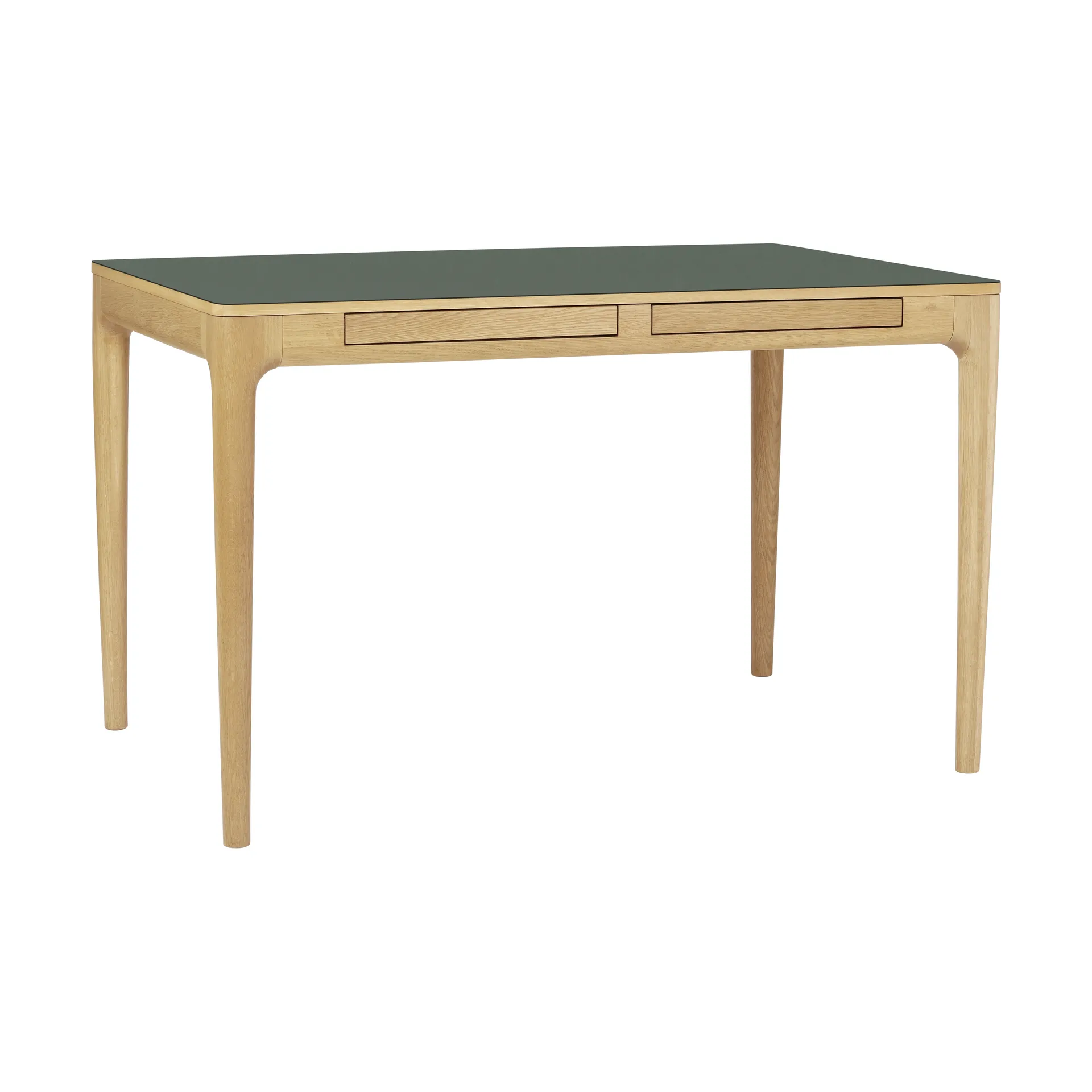 Escritorio Heart'n'Soul 80x120 cm, Roble-Fenix verde musgo Umage