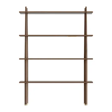 Estantería Stories con 4 estantes - Dark oak - Umage