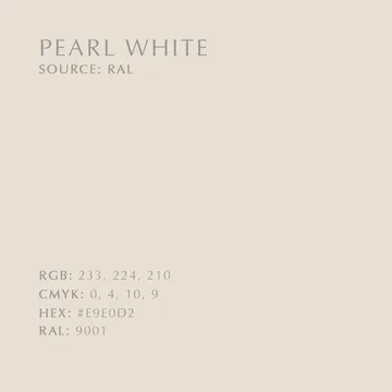 Gancho Butterflies mediano - Pearl white - Umage