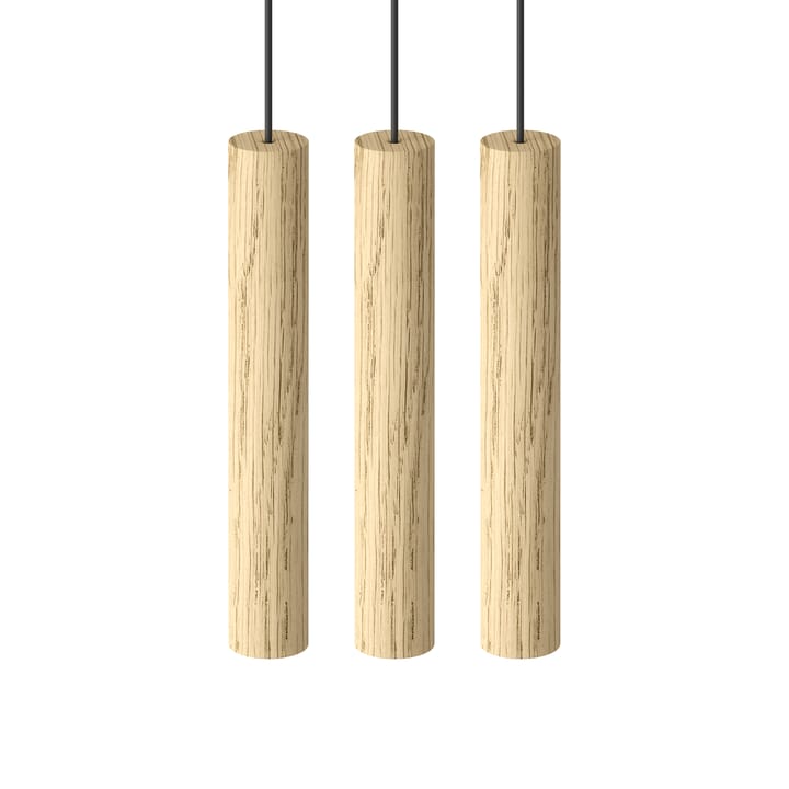 Lámpara 3 Chimes - roble - Umage