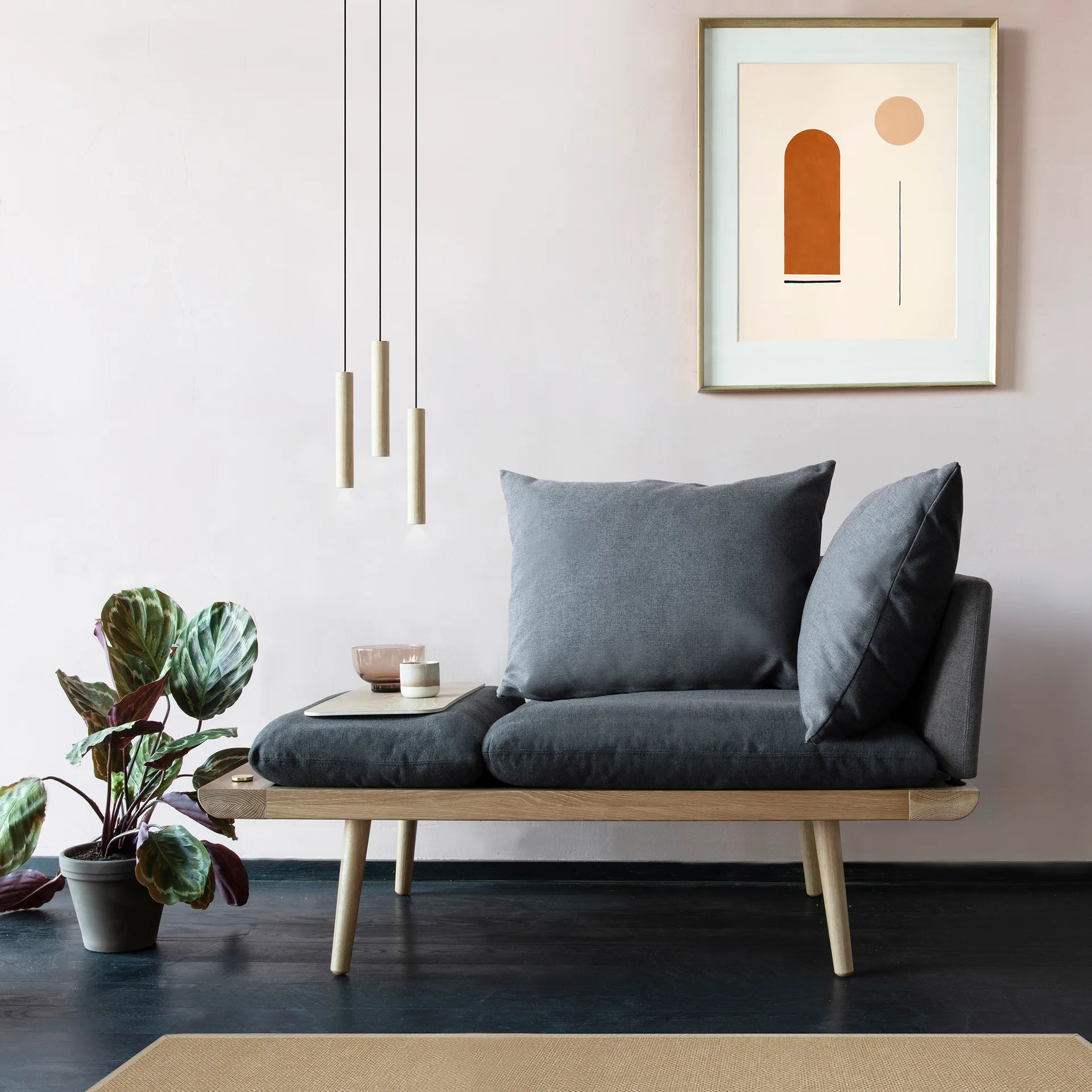 Lámpara 3 Chimes, roble Umage