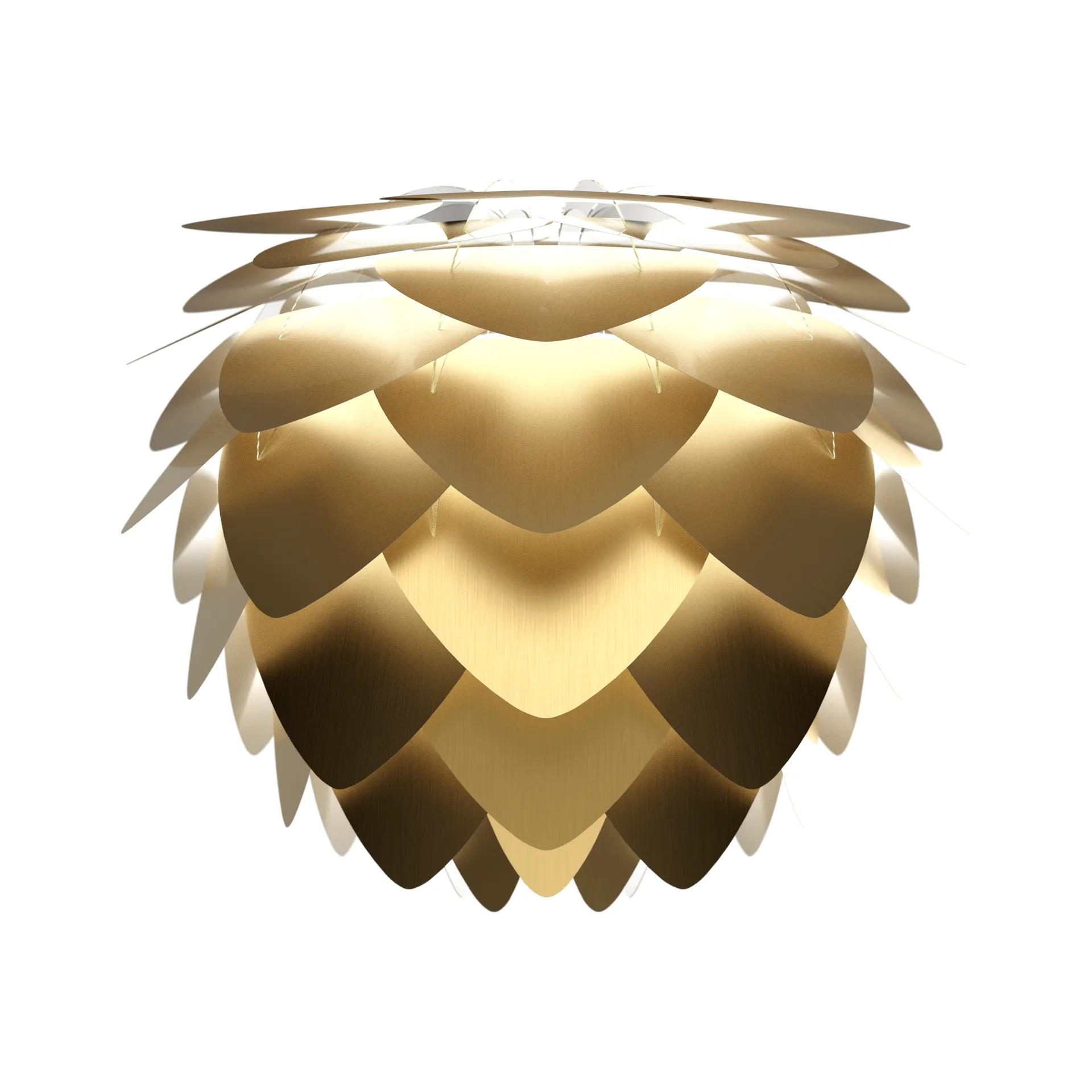 Lámpara Aluvia latón cepillado, 40 cm Umage