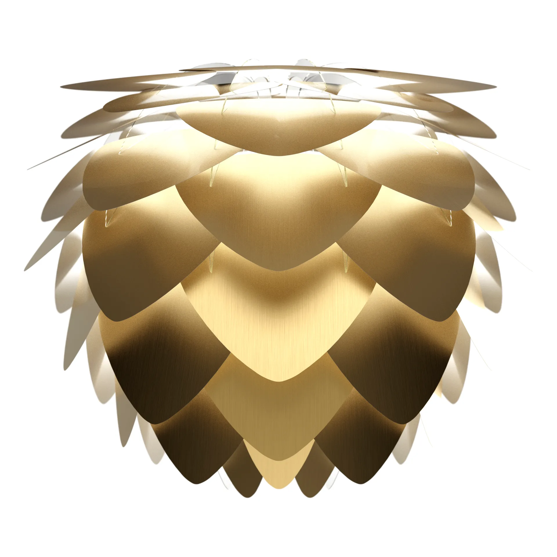 Lámpara Aluvia latón cepillado, 59 cm Umage