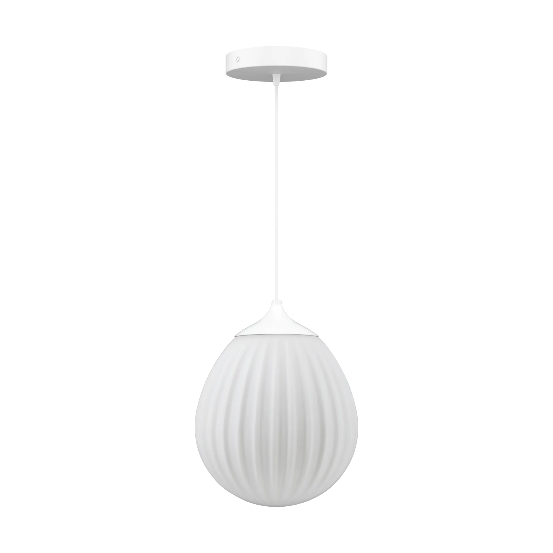 Lámpara colgante Around The World mini, Blanco Umage