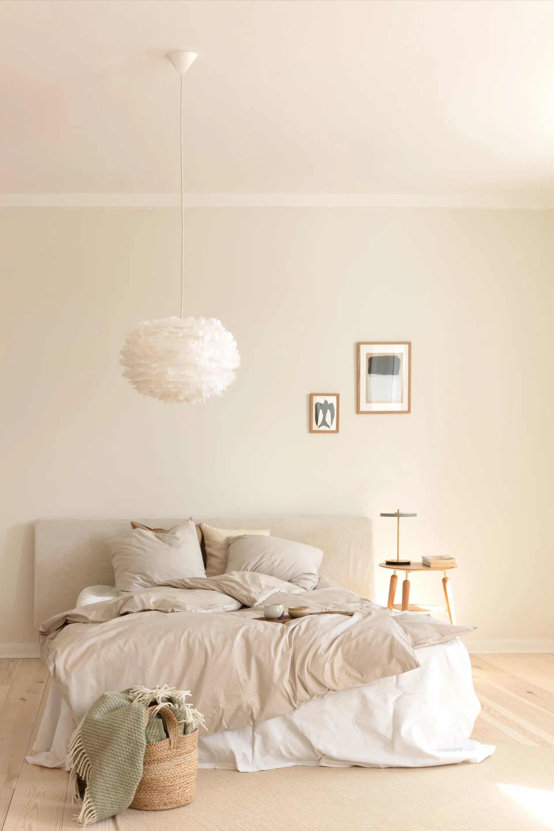 Lámpara colgante Eos medium blanco,  Umage