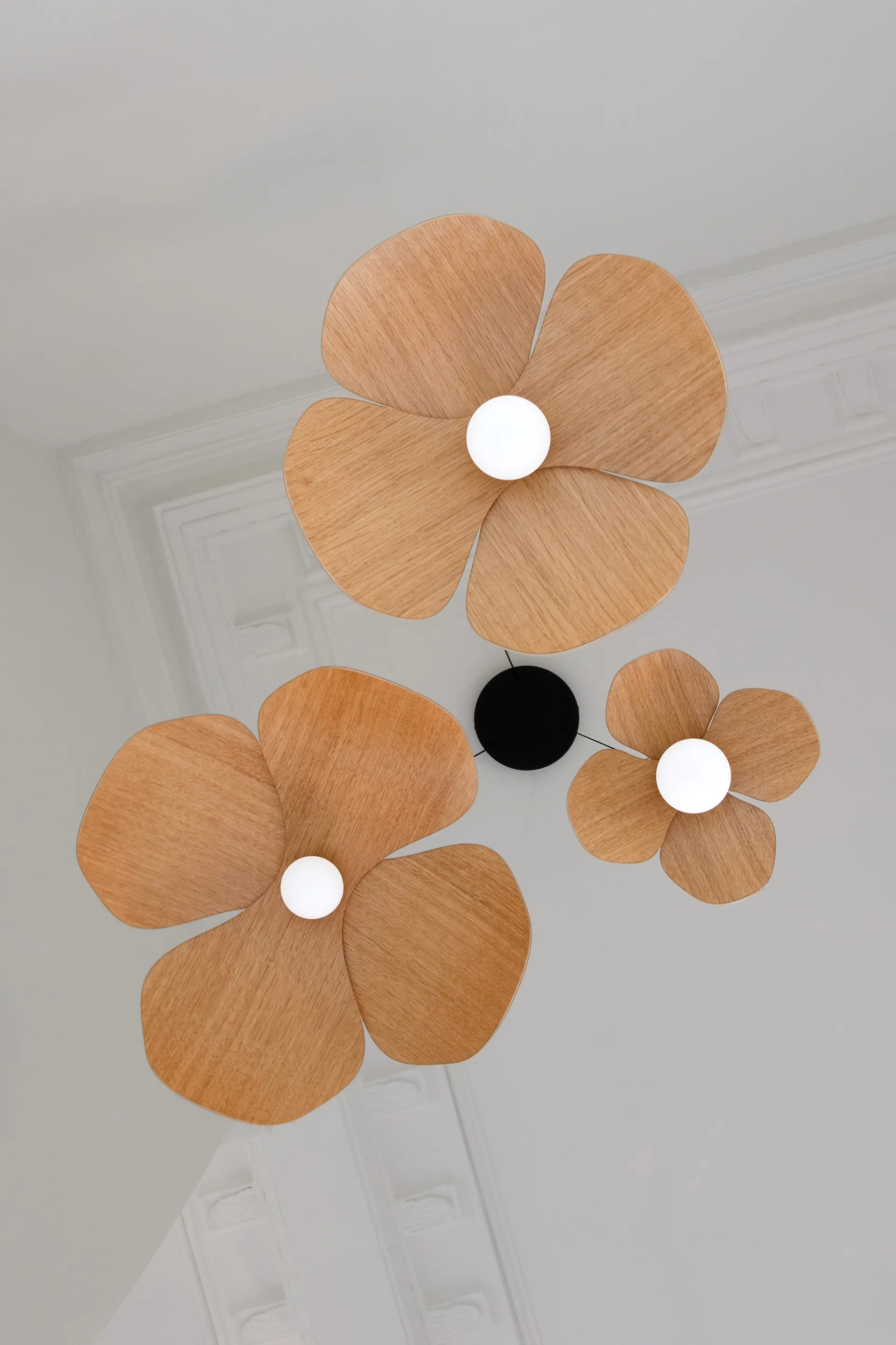 Lámpara colgante Forget Me Not mini, Roble-clúster 3 Umage