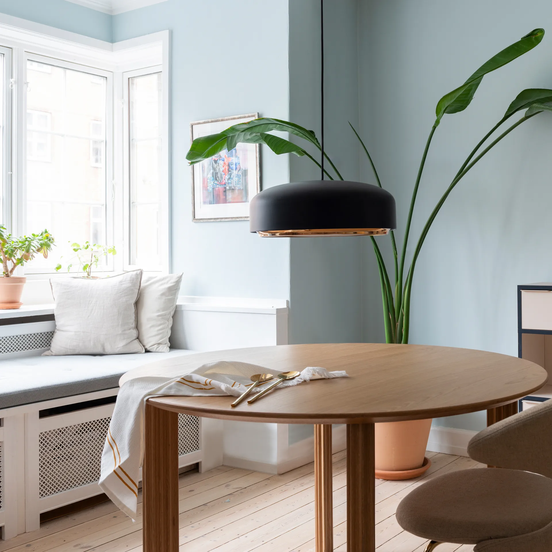 Lámpara colgante Hazel medium Ø40 cm, negro Umage