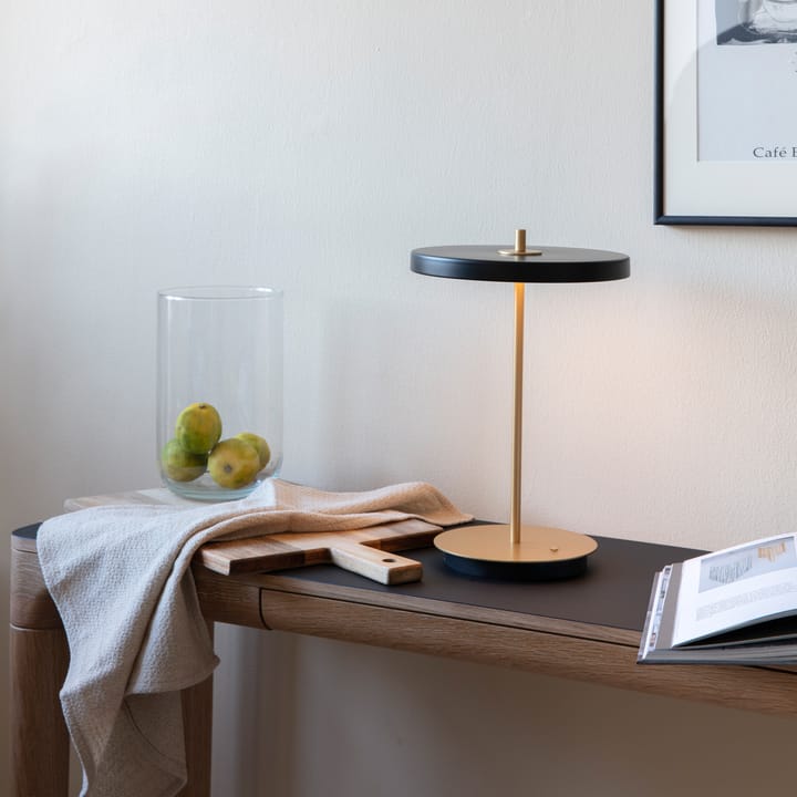 Lámpara de mesa Asteria Move, Black Umage