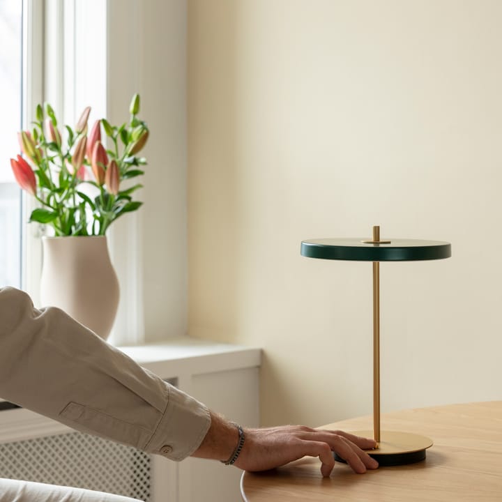 Lámpara de mesa Asteria Move, Forest green Umage