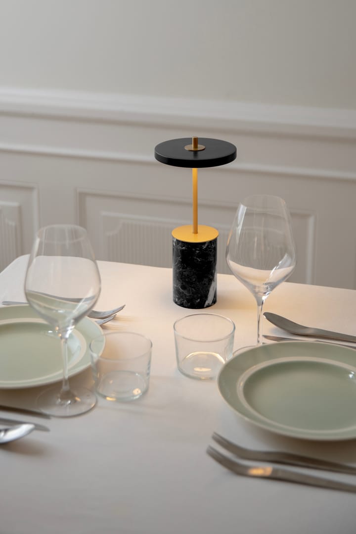 Lámpara de mesa Asteria Move Mini Ø12x25,5 cm, Black marble Umage