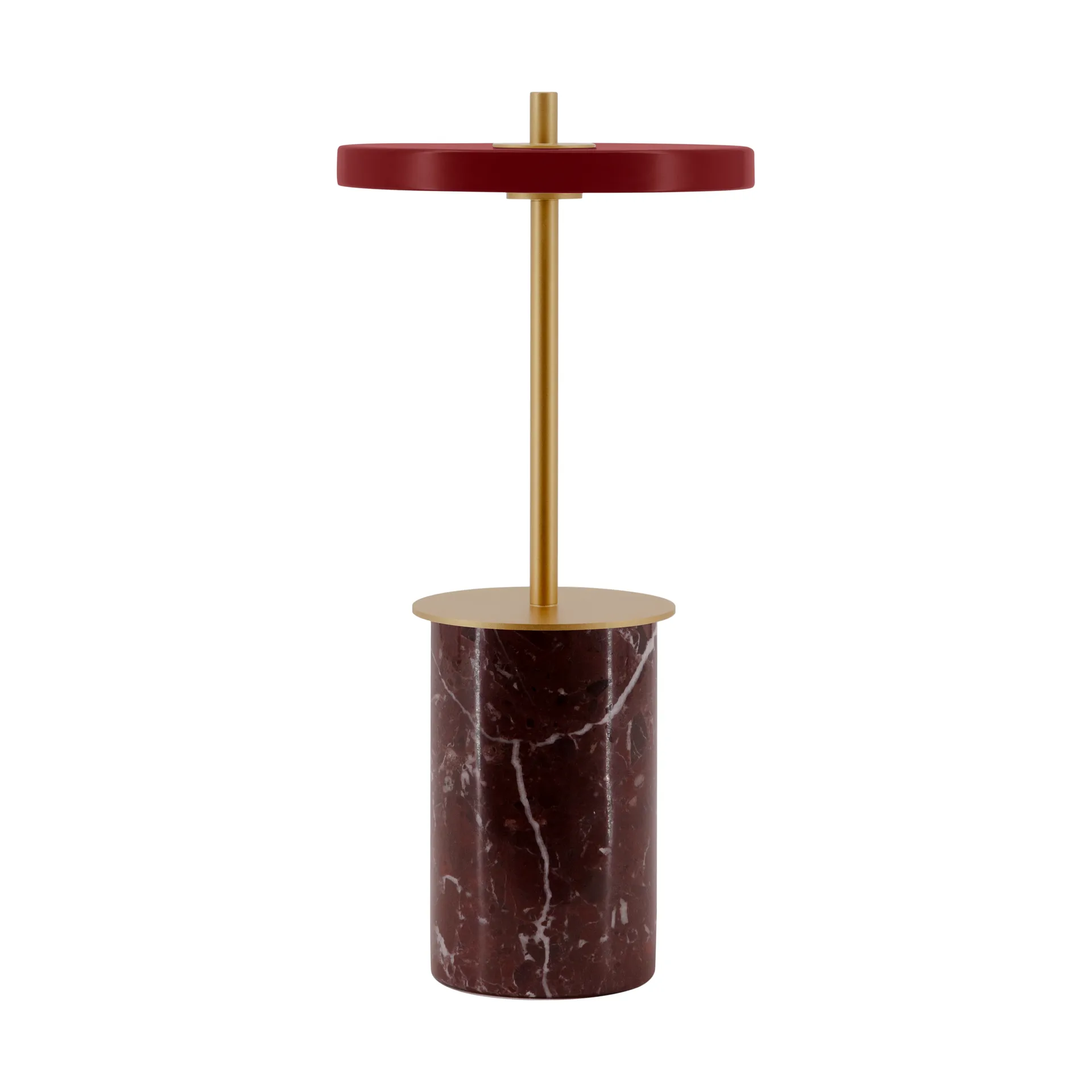 Lámpara de mesa Asteria Move Mini Ø12x25,5 cm, Red marble Umage