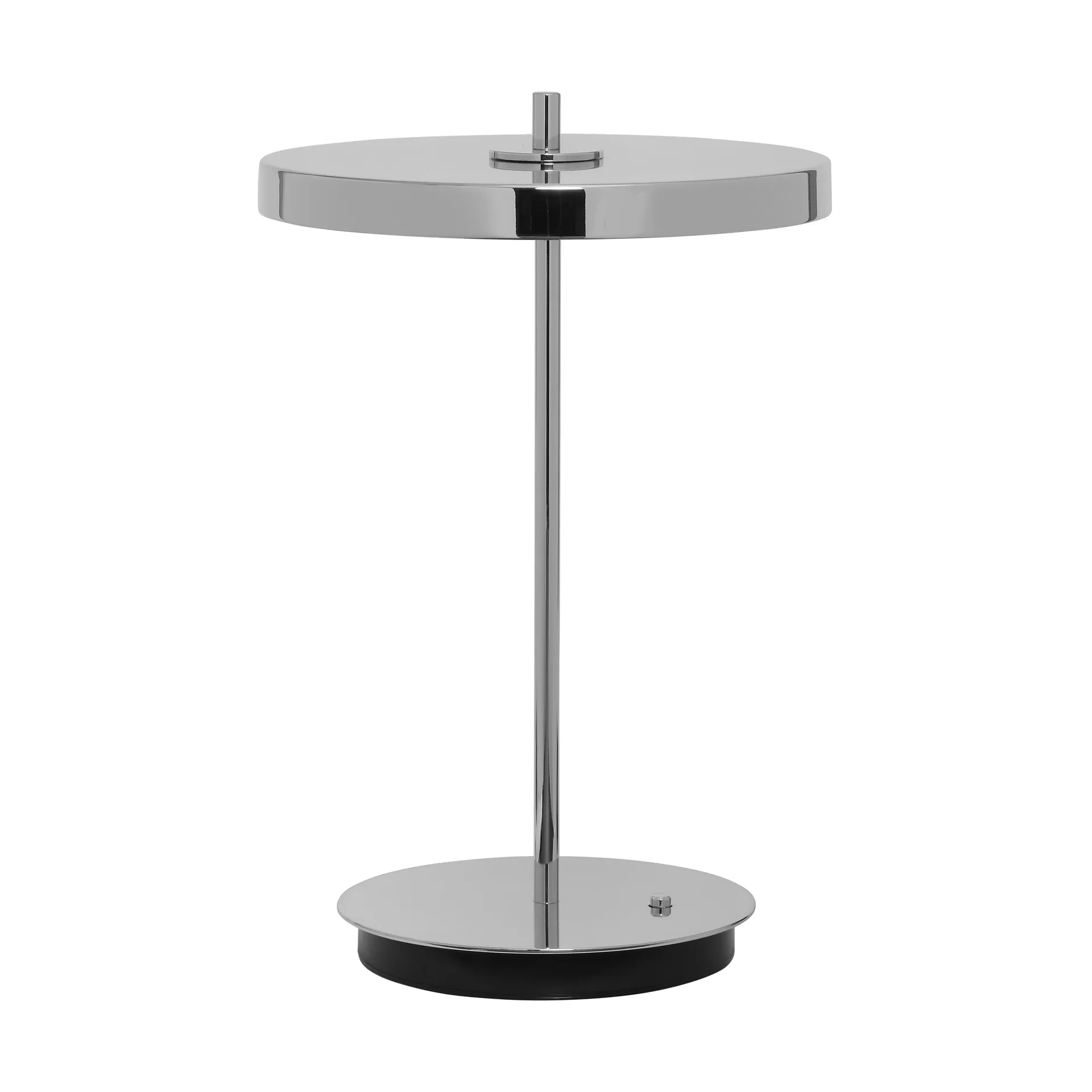 Lámpara de mesa Asteria Move, Polished steel Umage