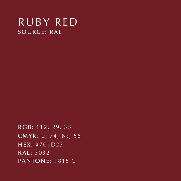 Lámpara de mesa Asteria - Ruby red - Umage