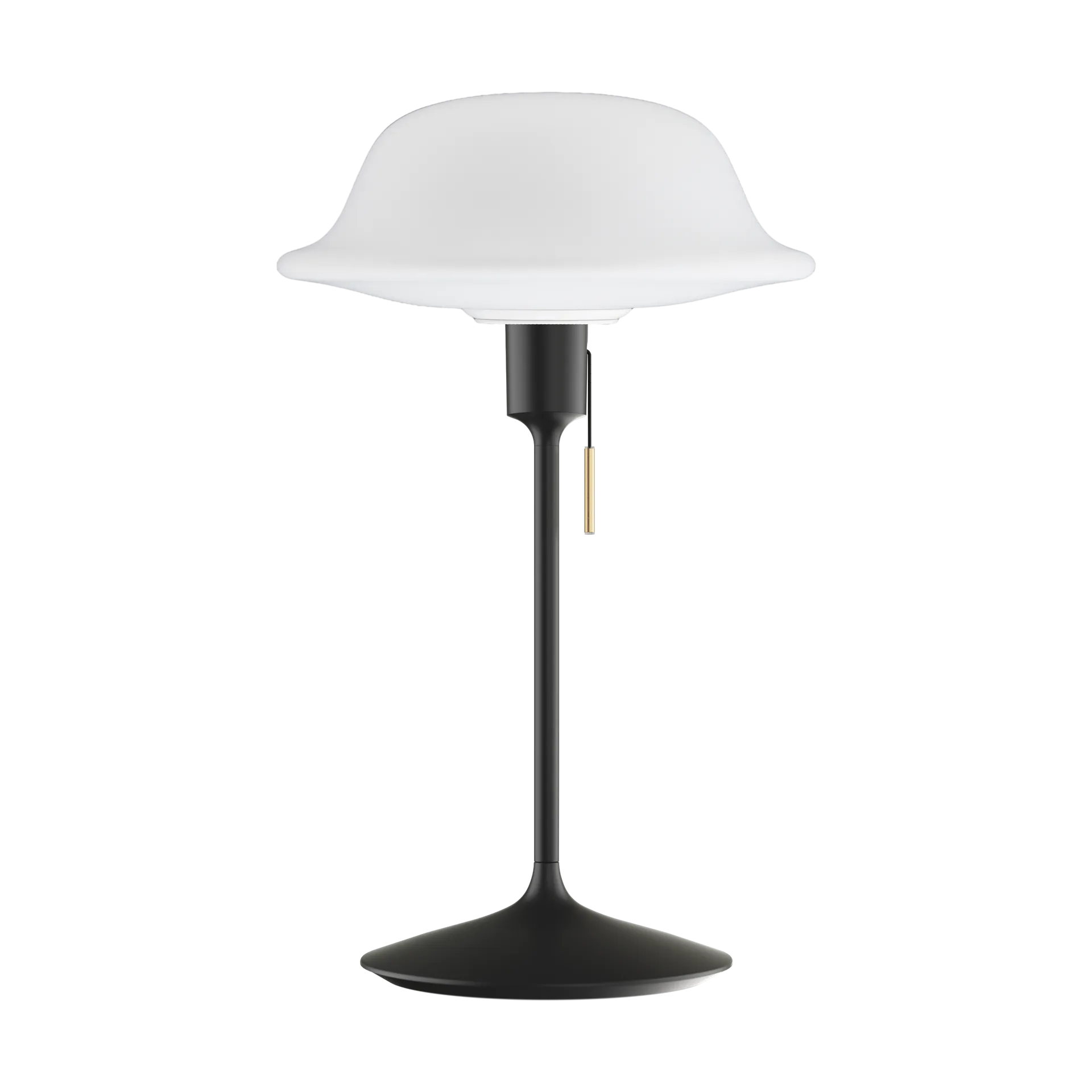 Lámpara de mesa Butler, Blanco-Negro Umage