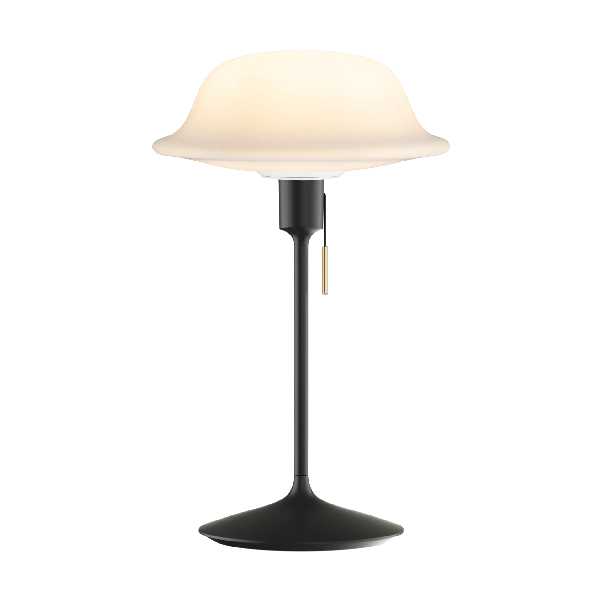 Lámpara de mesa Butler, Blanco-Negro Umage