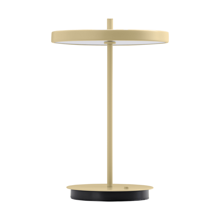 Lámpara de mesa portátil Asteria Move, Monochrome-butter yellow Umage