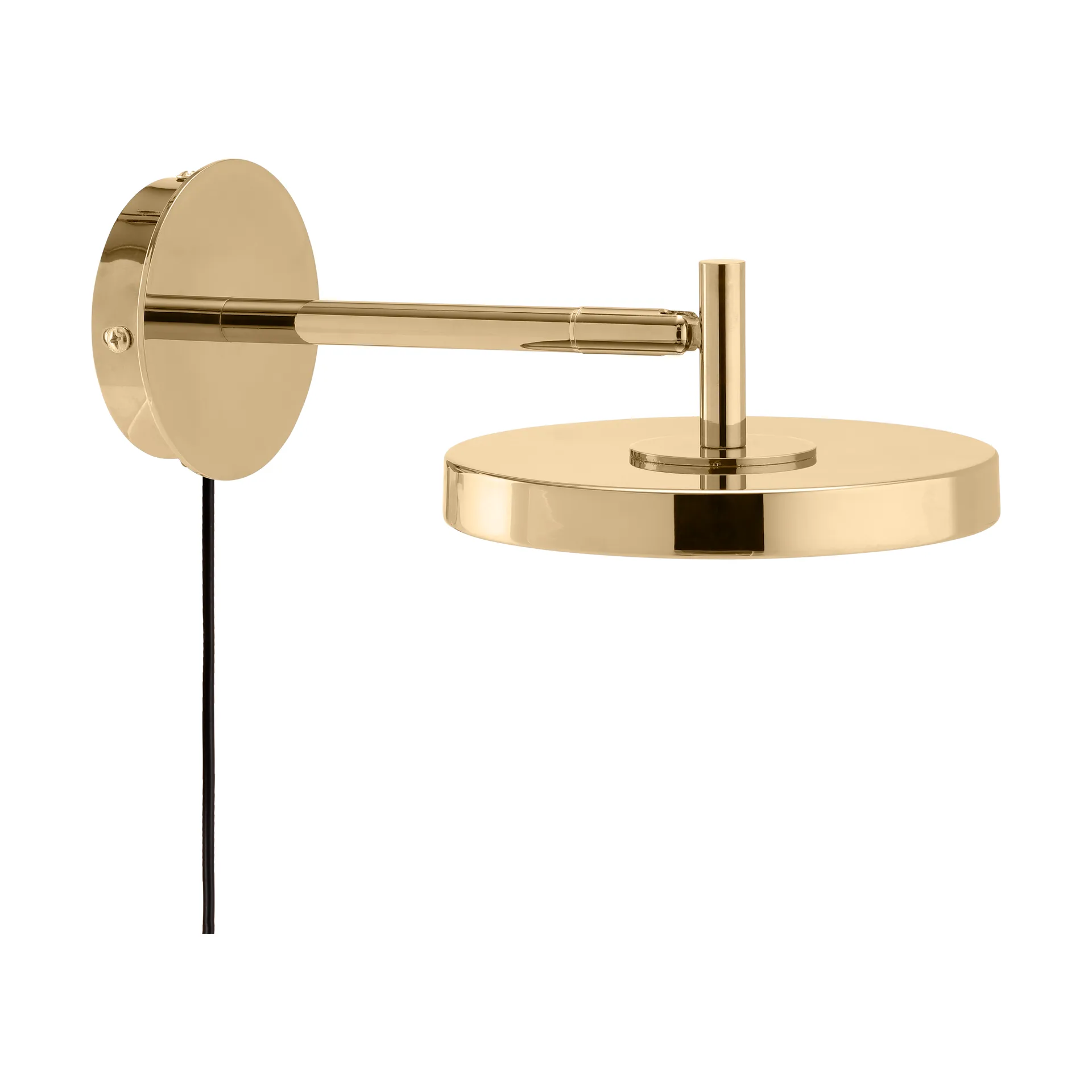 Lámpara de pared Asteria Wall short, Latón pulido Umage