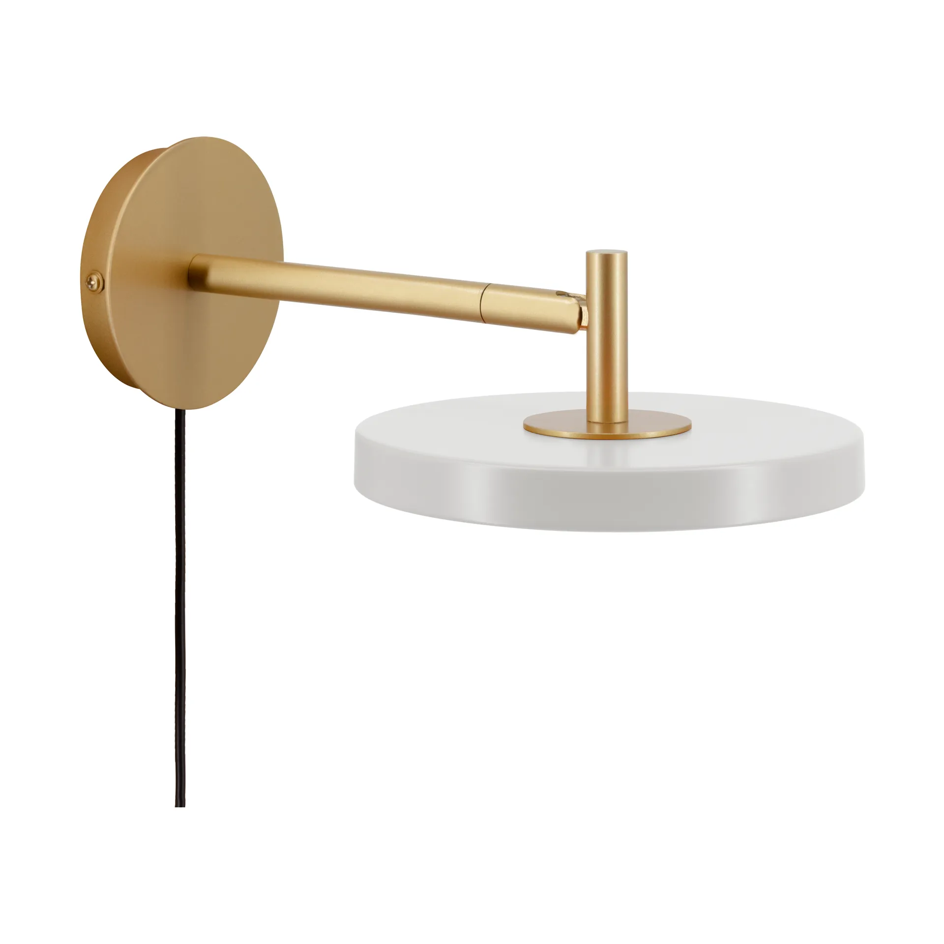 Lámpara de pared Asteria Wall, Short, Nuance mist-brass Umage