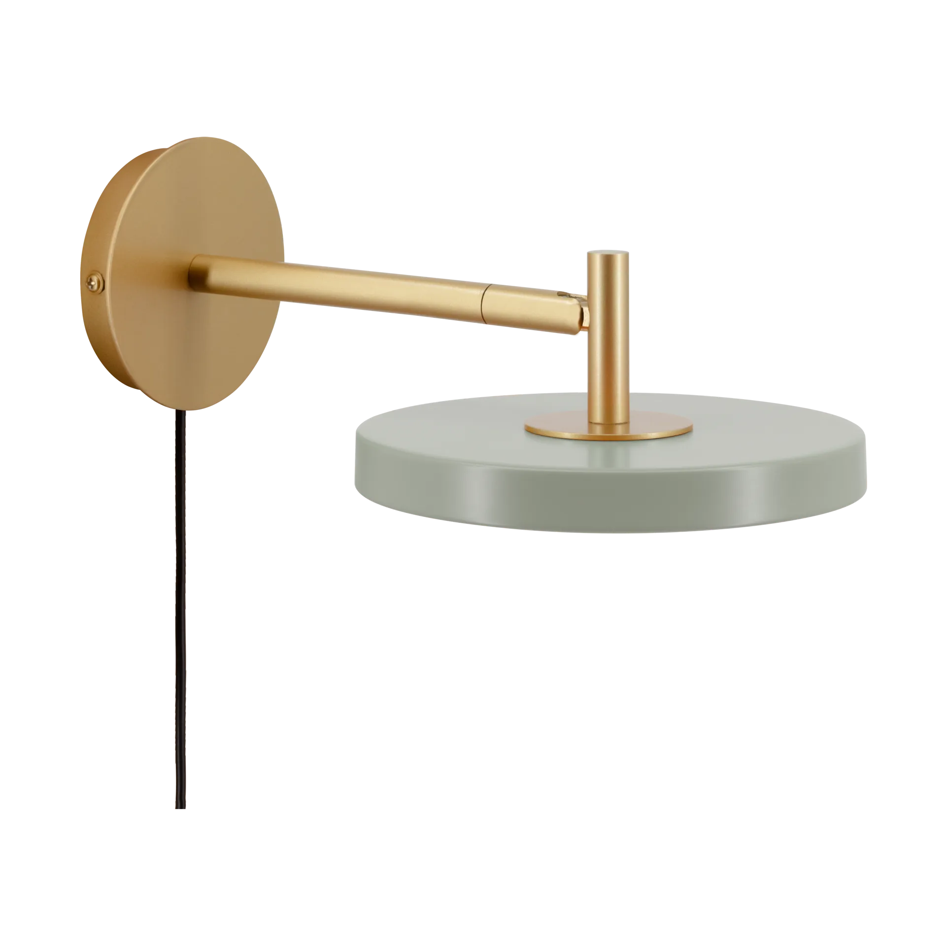 Lámpara de pared Asteria Wall, Short, Nuance olive-brass Umage